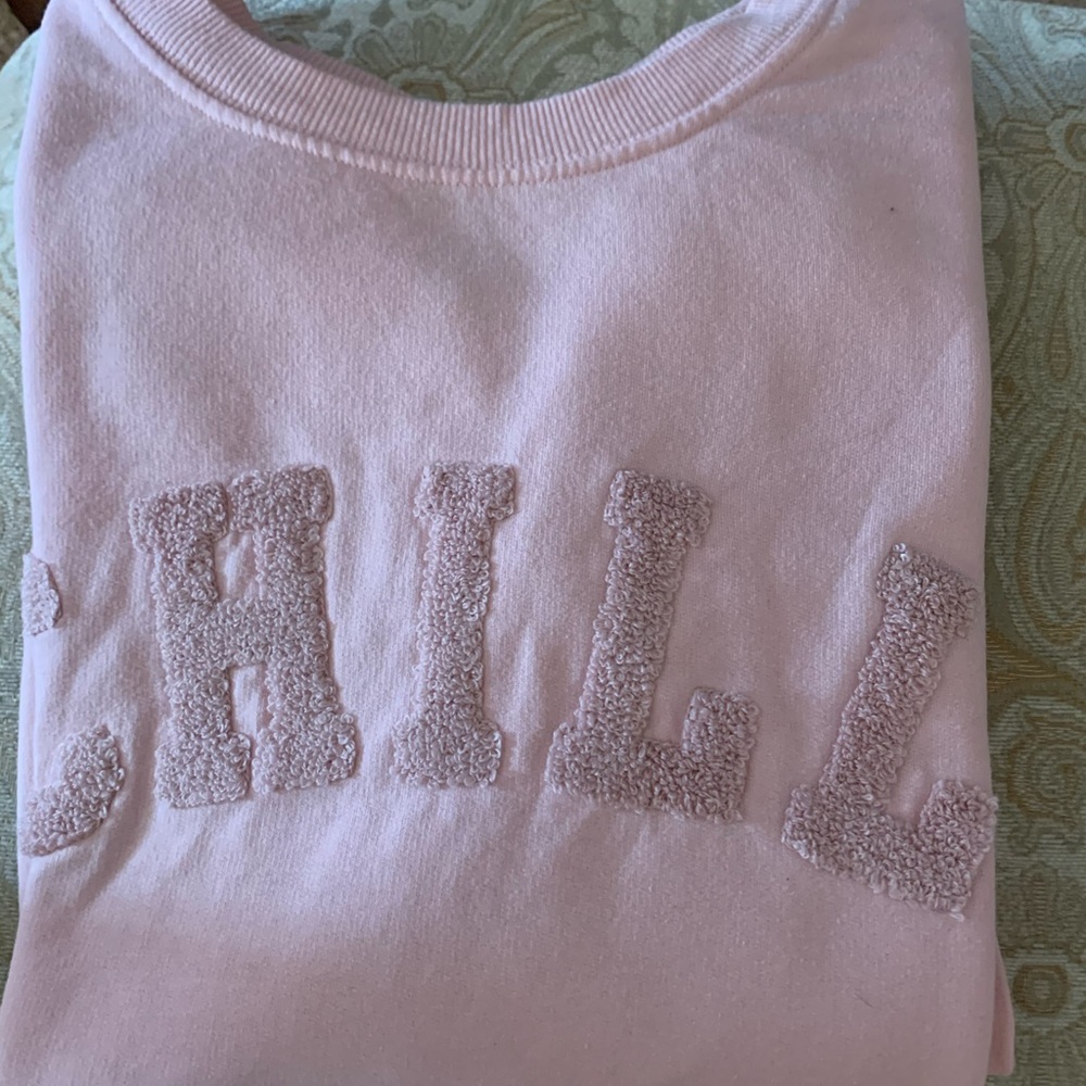 Long sleeve pink Chill sweat shirt